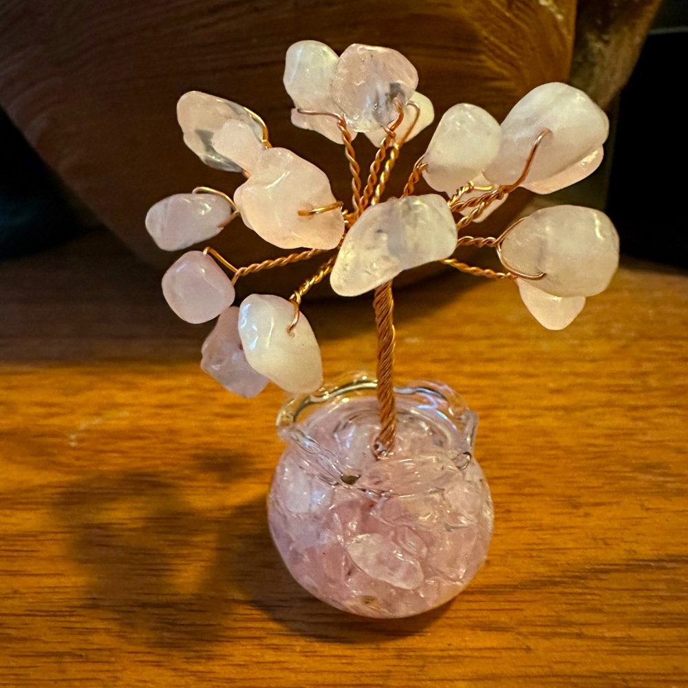 Rose Quartz Tree..
